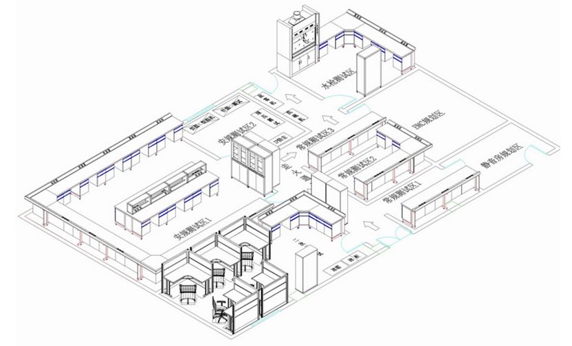 重庆实验室平面规划